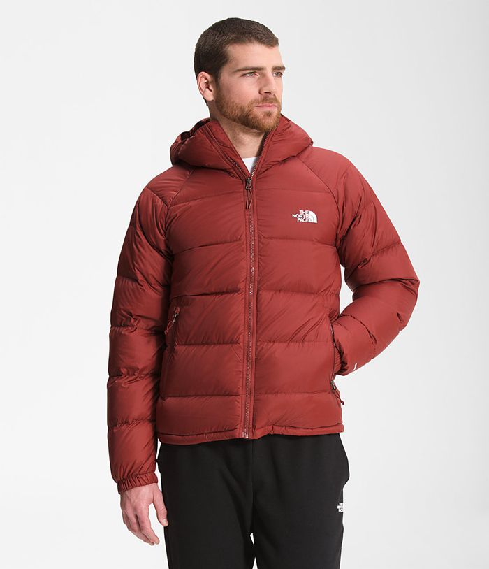 The North Face Winterjas Heren Hydrenalite Down Hoodie TLDA69452 - Donkerrood